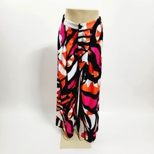 Azi wide leg colorful pants